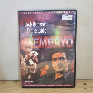 Embryo DVD Rock Hudson Diane Ladd Sci-Fi Horror Digitally Remastered 1976 Film
